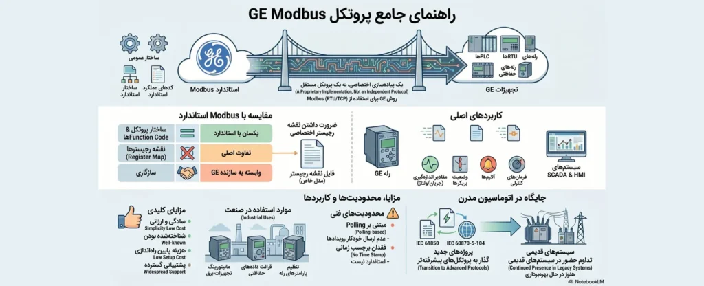 پروتکل ارتباطی Modbus GE 1 ge modbus communication protocol